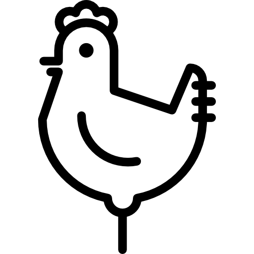 Chicken Facing Left
